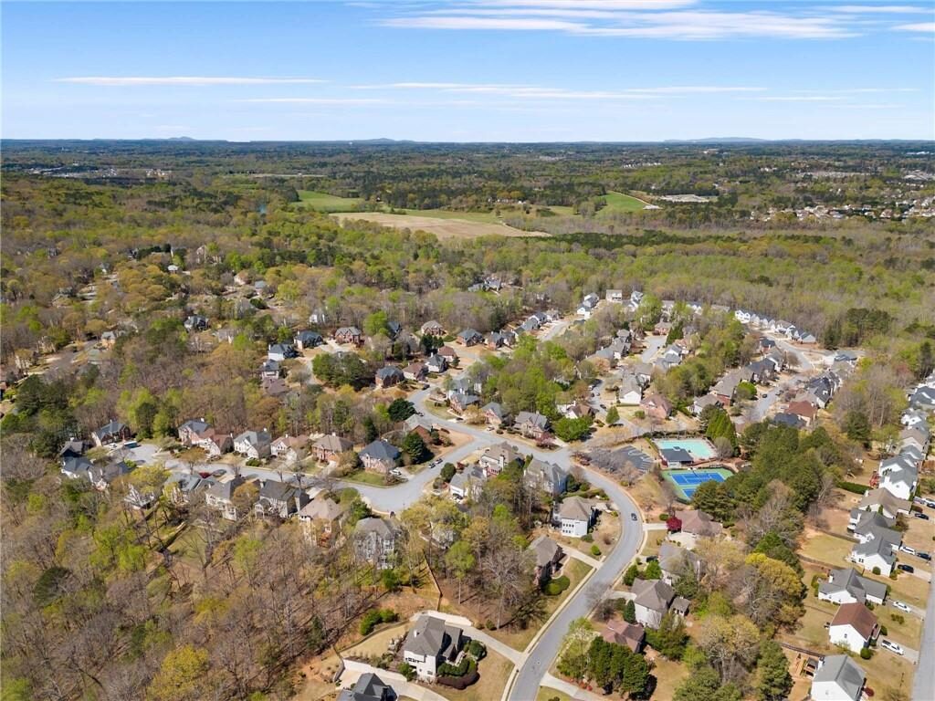 The neighborhood from above