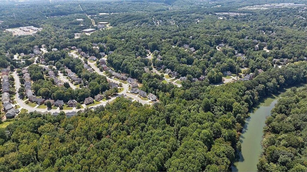 The Chattahoochee River area from above
