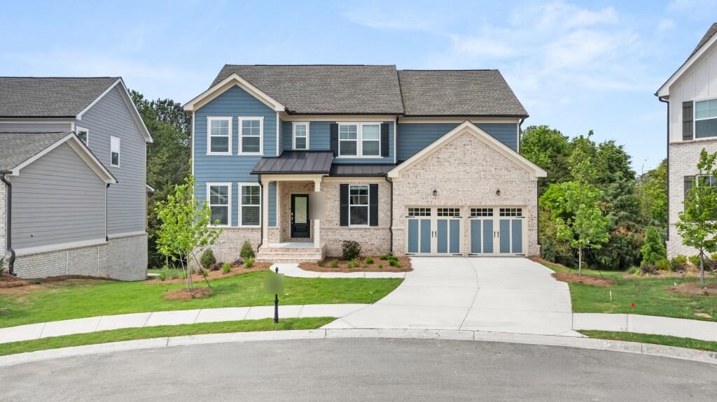Front of the new home in Willow Creek, Watkinsville