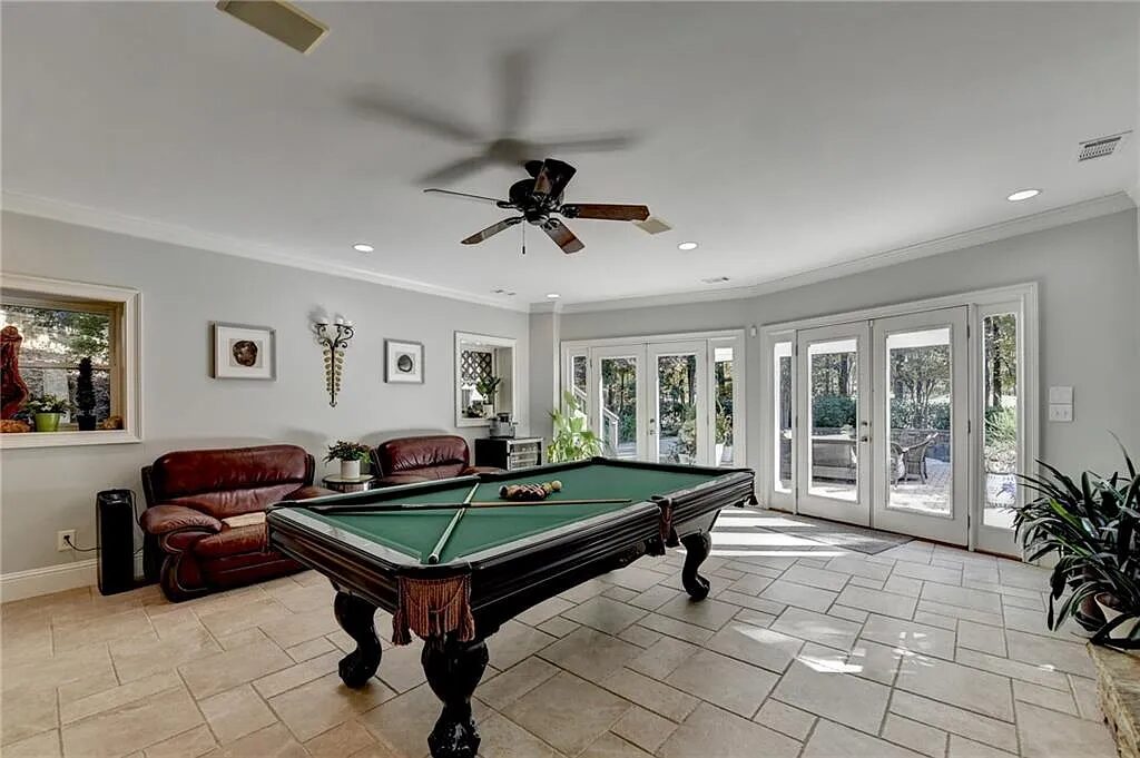 Billiards room