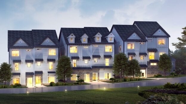 Hollywood & Main II townhomes (builder rendering)