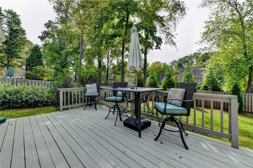 Deck seating and grill
